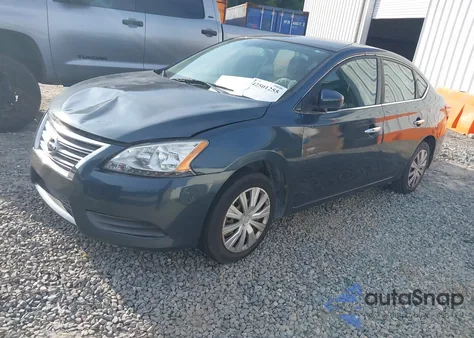 2014 Nissan Sentra S z USA, uszkodzony, nr VIN 3N1AB7AP7EL683816